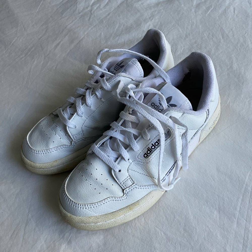 Adidas white shoes